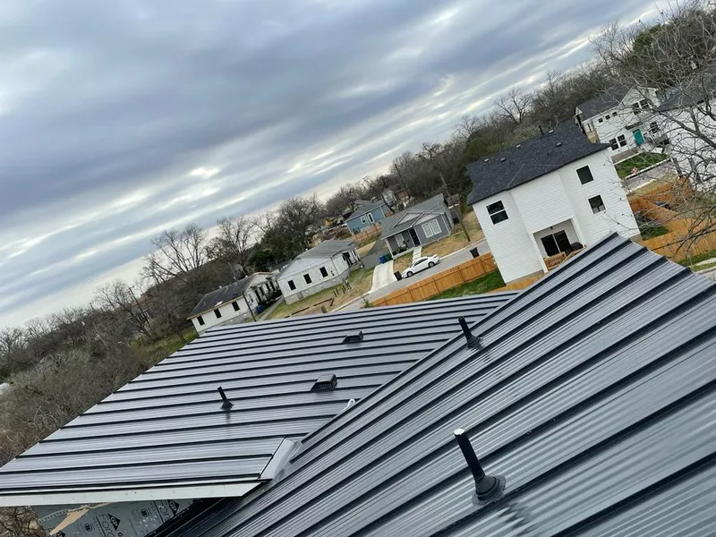 Standing seam metal roof panels with vents for Skylight Repair in Carson City